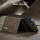 Carteira de Couro Aveludado - Essence™ [CAPINHA DE BRINDE PARA SEU IPHONE]