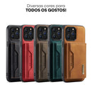 Carteira de Couro Aveludado - Essence™ [CAPINHA DE BRINDE PARA SEU IPHONE]