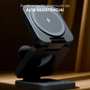 Carregador Inteligente por Indução 3 em 1 - PowerMax™ [BRINDE EXCLUSIVO]