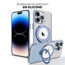 Capinha MagSafe para iPhone com Diamante Brilhante - Case MagLux™