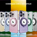 Capinha MagSafe para iPhone com Diamante Brilhante - Case MagLux™